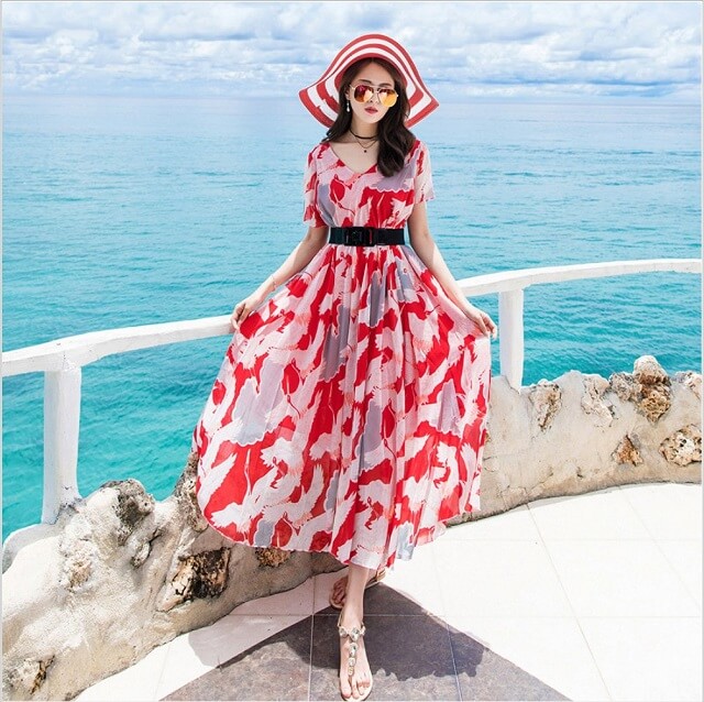 Những mẫu váy maxi đi biển cực xinh các nàng không nên bỏ qua