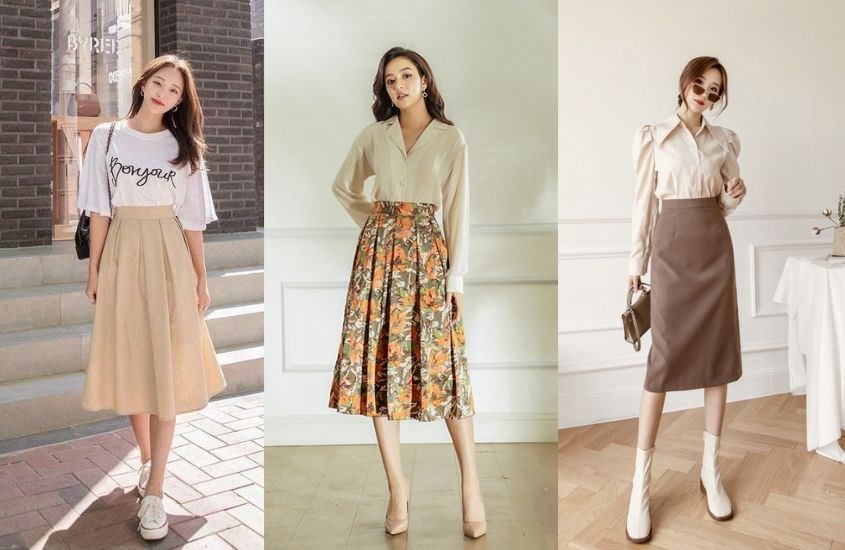 Top 5 Cách Phối Đồ Với Chân Váy Dài Chuẩn Fashionista